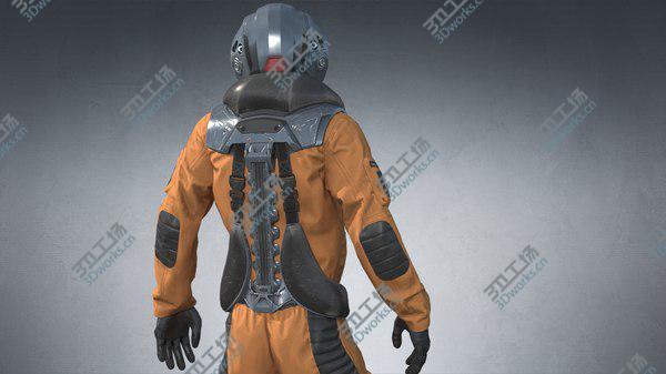 images/goods_img/20210312/3D Sci-fi Cyber Pilot PBR model/4.jpg